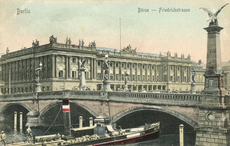 Börse, Friedrichstraße, Berlin von Photographer German