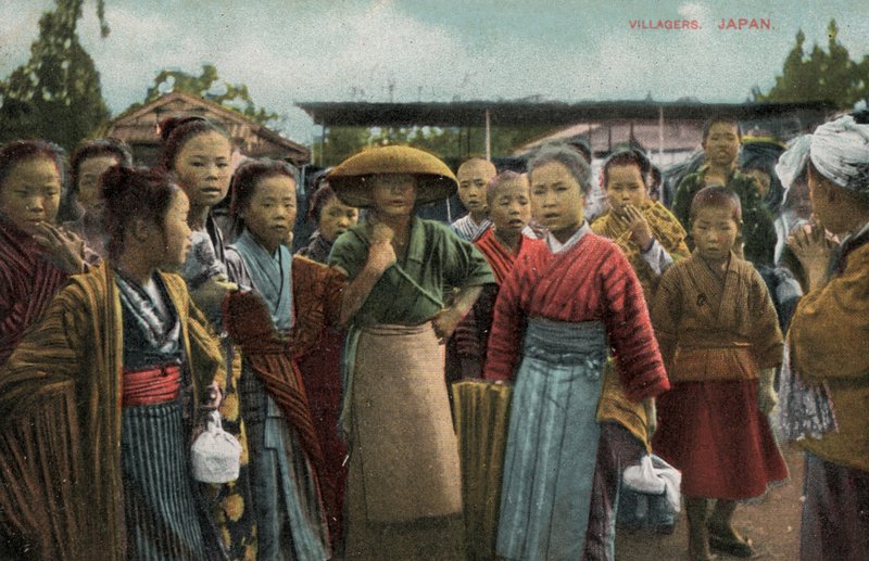 Dorfbewohner in Japan von Photographer Japanese
