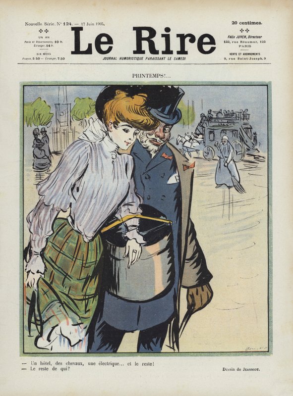 Illustration für Le Rire von Pierre Georges Jeanniot