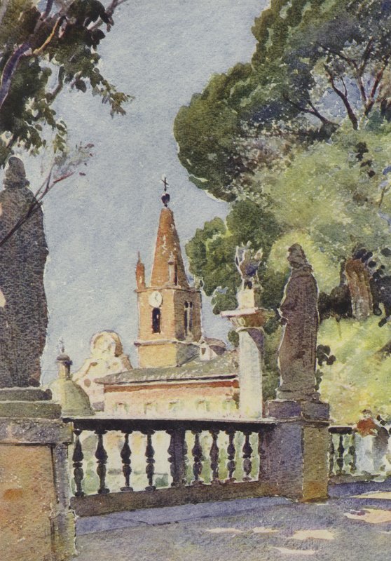 Auf dem Pincio, Rom von Pierre Vignal