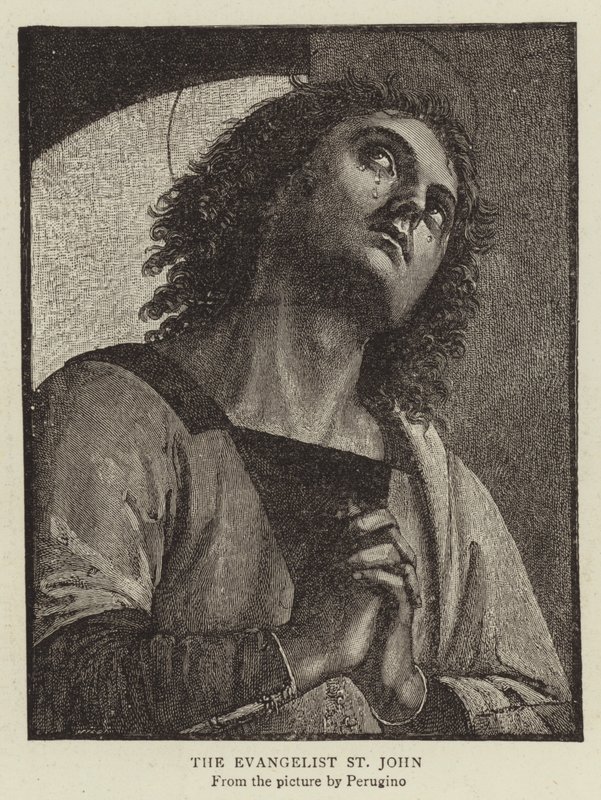 Der Evangelist St. Johannes von Pietro Perugino