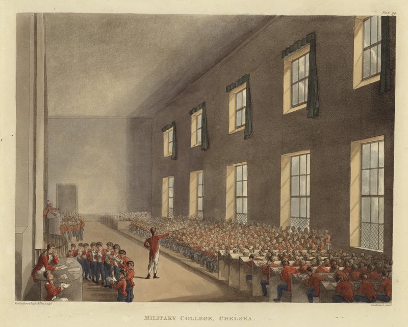 Militärakademie von Pugin and Rowlandson