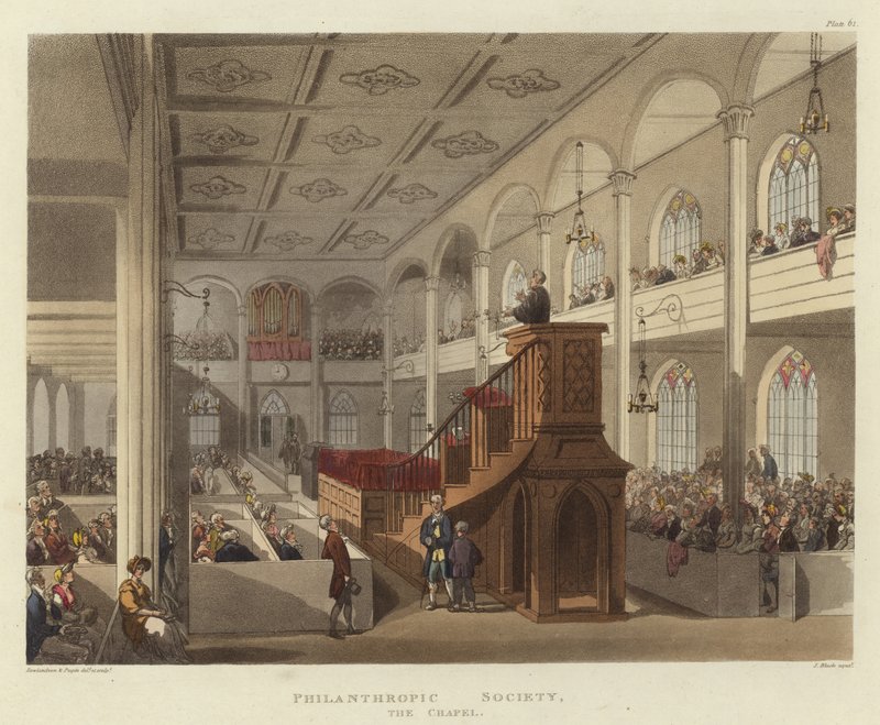 Philanthropische Gesellschaft von Pugin and Rowlandson