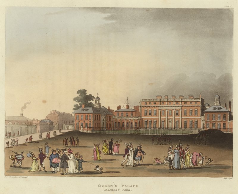 Königspalast von Pugin and Rowlandson