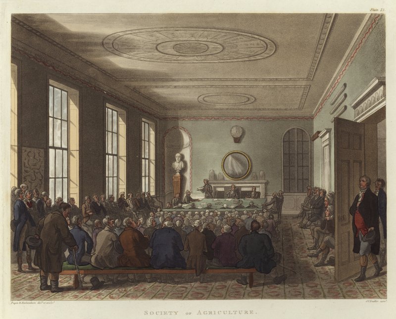 Gesellschaft für Landwirtschaft von Pugin and Rowlandson