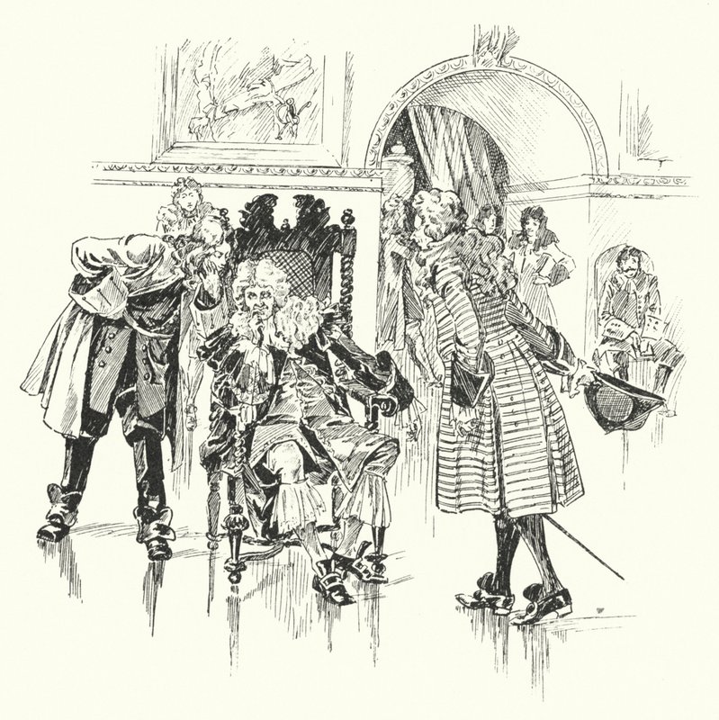 Der Empfang eines großen Mannes (Gravur) von Ralph Cleaver