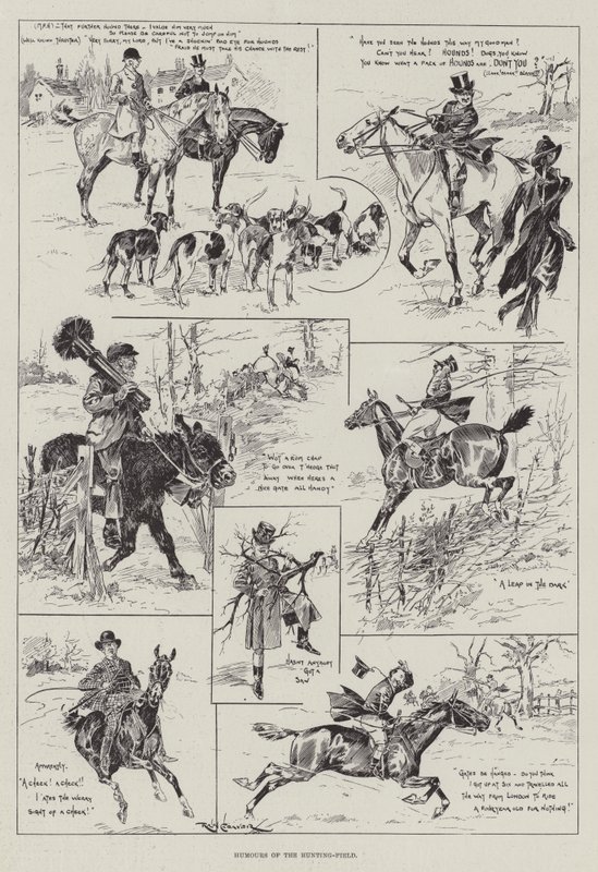 Humor auf dem Jagdfeld von Ralph Cleaver
