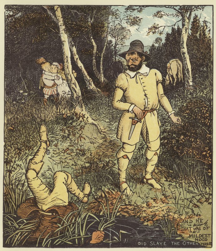 Die Kinder im Wald von Randolph Caldecott