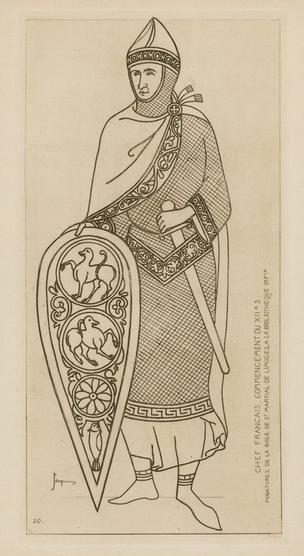 Französischer Häuptling, Anfang des 12. Jahrhunderts von Raphael Jacquemin