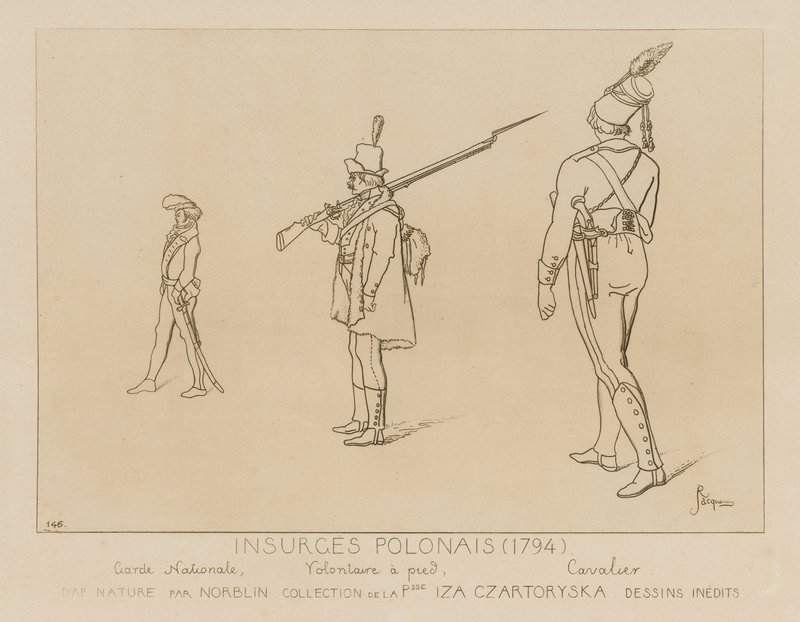 Polnische Aufständische, 1794 von Raphael Jacquemin