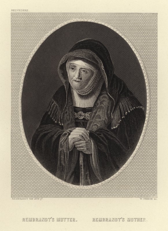Rembrandts Mutter von Rembrandt van Rijn