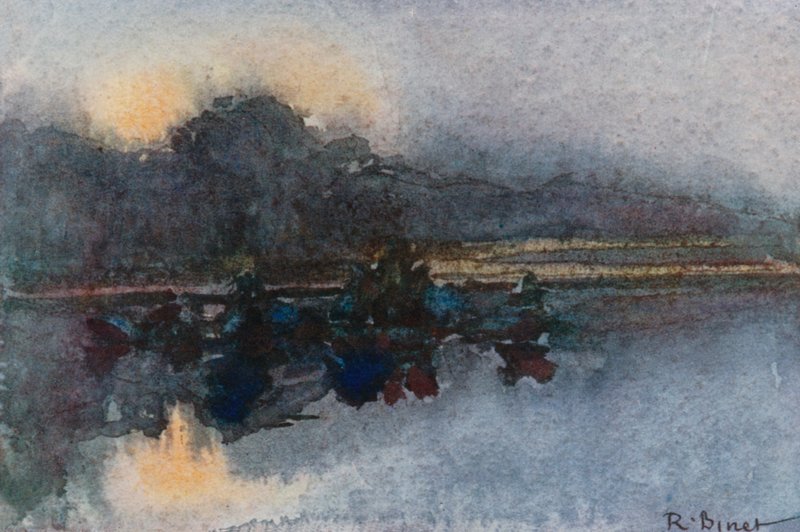 Wagen des Apollo bei Sonnenuntergang, Versailles von Rene Binet