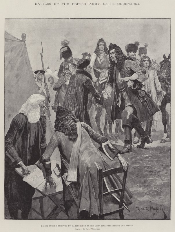 Schlachten der britischen Armee, Oudenarde von Richard Caton Woodville junior