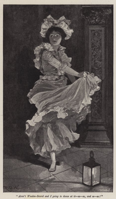 Illustration für A Colonel of The Empire, von Emily Lawless von Richard Caton Woodville junior