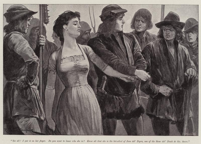 Illustration für Noemi, von S. Baring Gould von Richard Caton Woodville junior