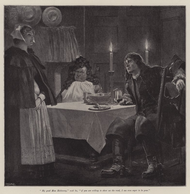Illustration für Die Große Nordstraße, von Robert Louis Stevenson von Richard Caton Woodville junior