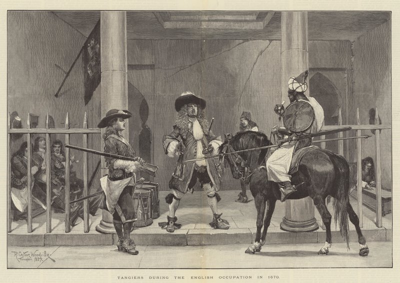 Tanger während der englischen Besatzung im Jahr 1670 von Richard Caton Woodville junior