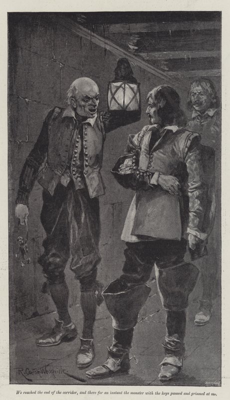 Unter dem roten Mantel, von Stanley J Weyman von Richard Caton Woodville junior
