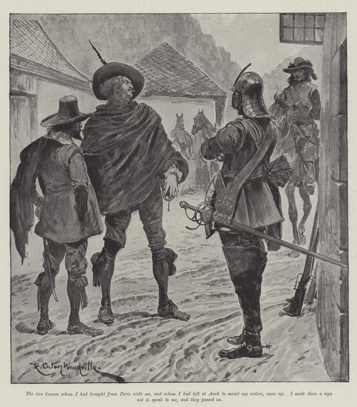 Unter dem roten Gewand, von Stanley J. Weyman von Richard Caton Woodville junior