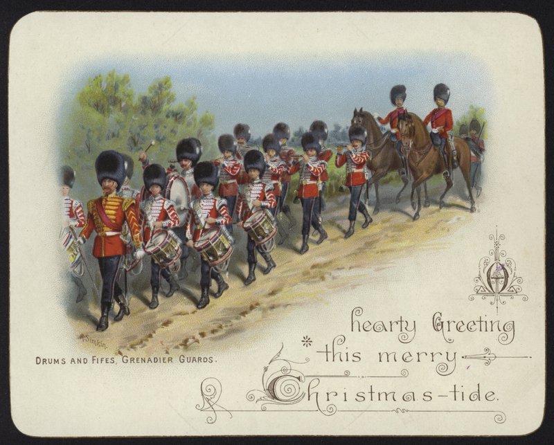 Trommeln und Pfeifen, Grenadier Guards von Richard Simkin