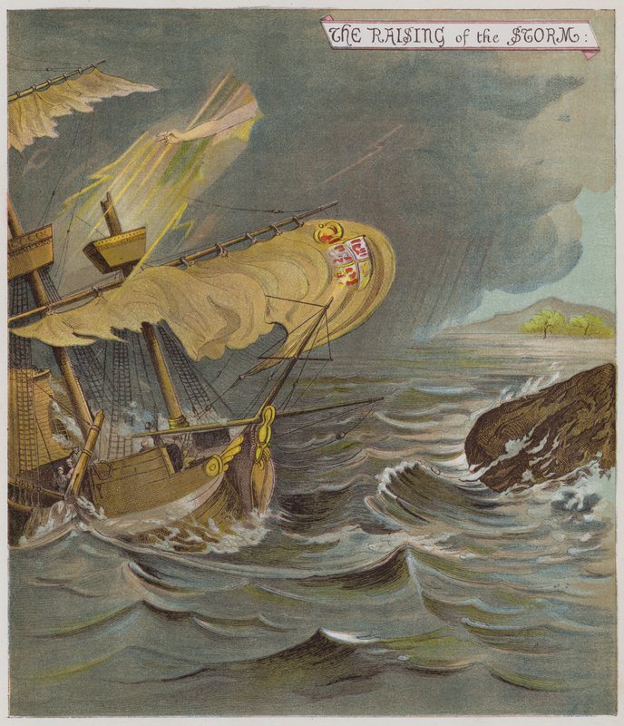 Illustration zu Der Sturm von Richard Andre