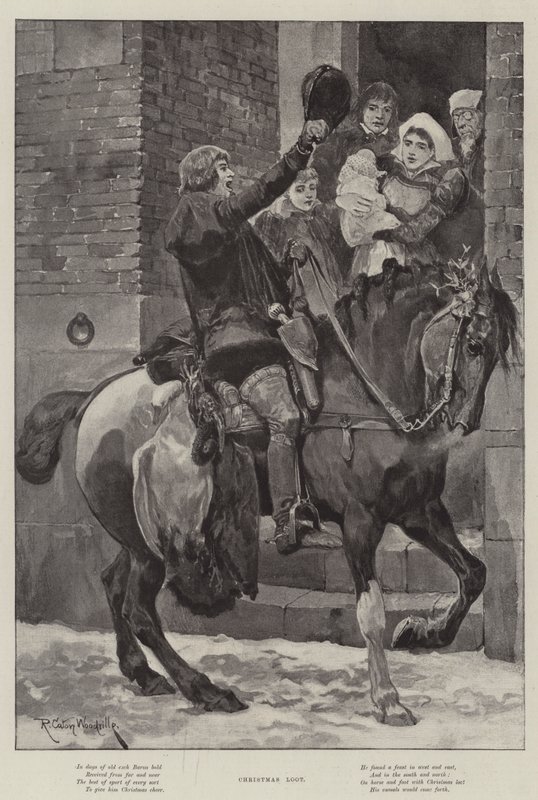 Weihnachtsbeute von Richard Caton Woodville junior
