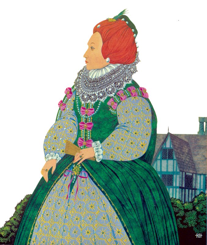 Königin Elisabeth I. von Richard Hook