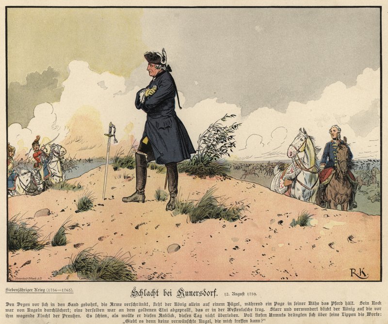 Schlacht bei Kunersdorf von Richard Knoetel