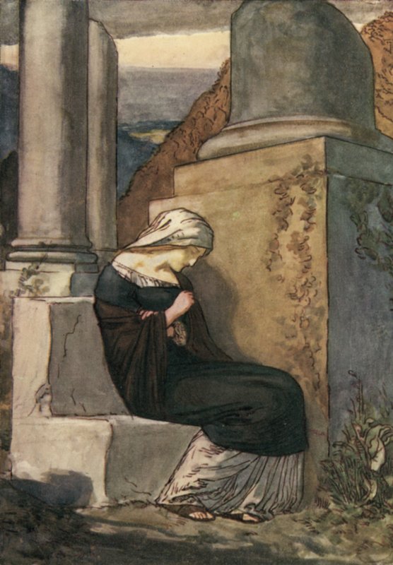 Melancholie von John Fletcher von Robert Anning Bell