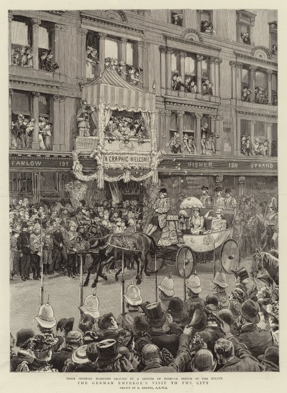Der Besuch des deutschen Kaisers in der Stadt von Robert Barnes