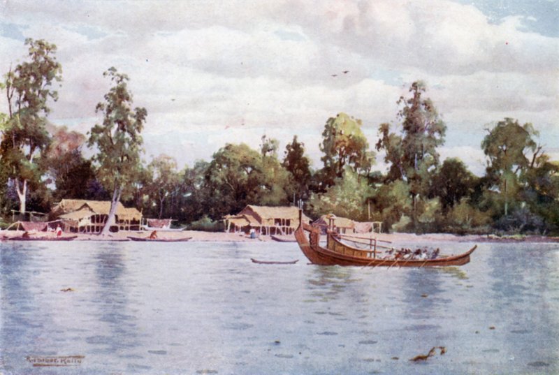 Am Bassein Creek von Robert George Talbot Kelly