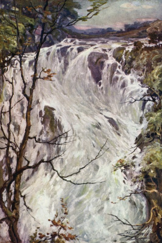 Swallow Falls, Bettws-y-Coed von Robert (after) Fowler