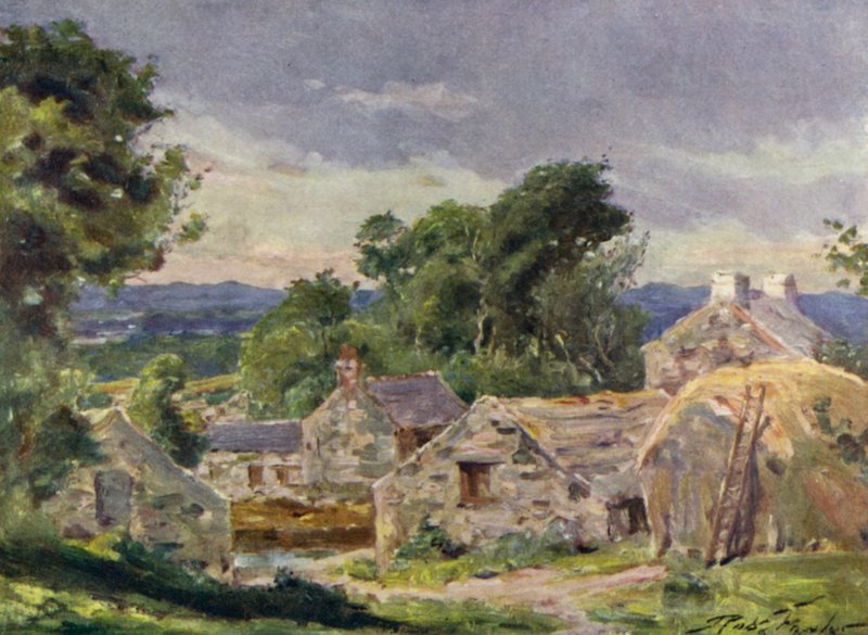 Walisischer Bauernhof, in der Nähe von Llanberis von Robert (after) Fowler