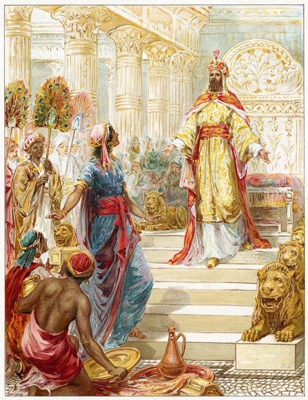 Salomo und die Königin von Saba von Robert Ambrose Dudley