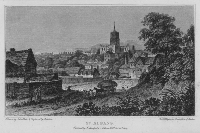 St Albans von Robert Blemell (after) Schnebbelie
