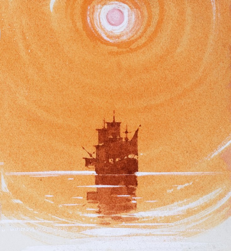 Segelschiff von Ron Embleton