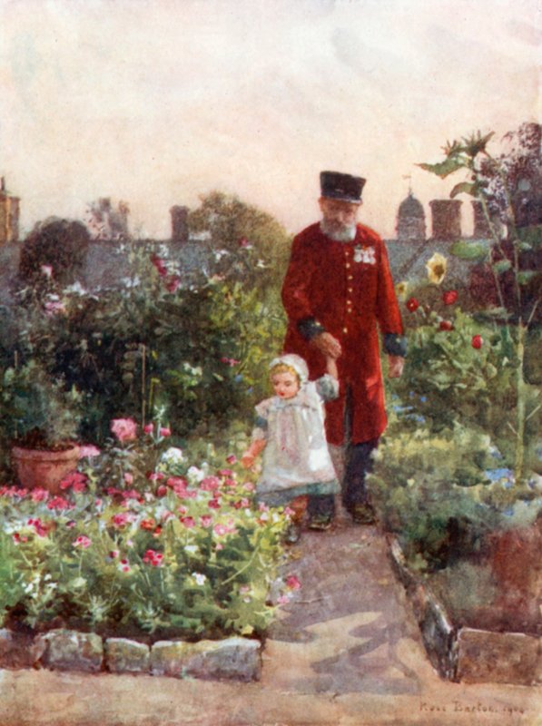 Der Garten der Pensionäre, Royal Hospital, Chelsea von Rose Maynard Barton