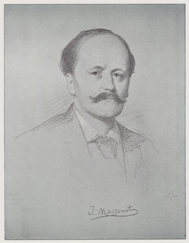 Jules Emile Frederic Massenet von Rudolf Lehmann