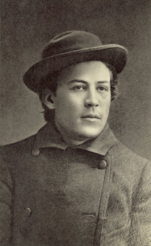 Anton Tschechow, russischer Dramatiker, Moskau, 1883 von Russian Photographer