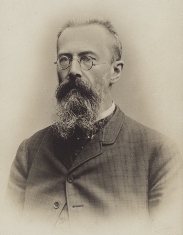 Porträt von Nikolai Rimsky-Korsakov von Russian Photographer