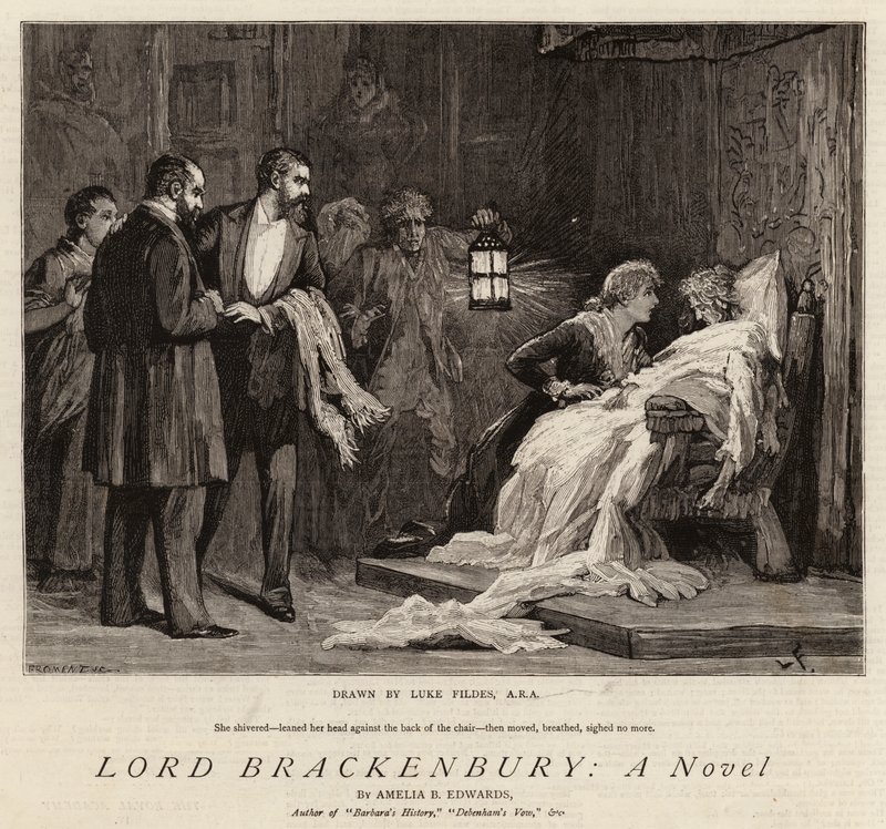 Lord Brackenbury, ein Roman von Samuel Luke Fildes