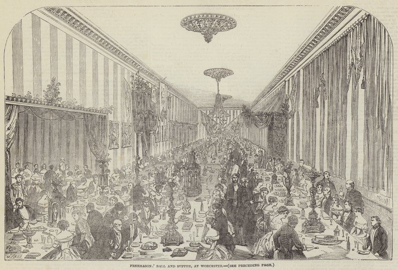 Freimaurerball und Abendessen in Worcester von Samuel Read