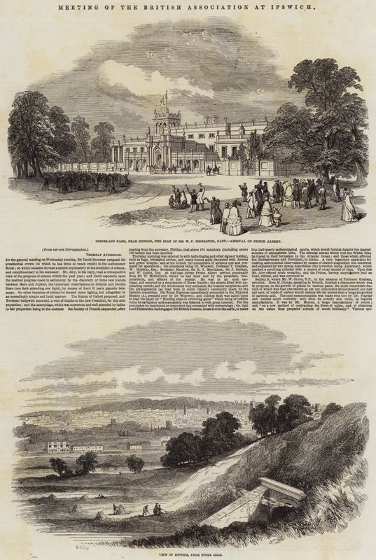 Treffen der British Association in Ipswich von Samuel Read