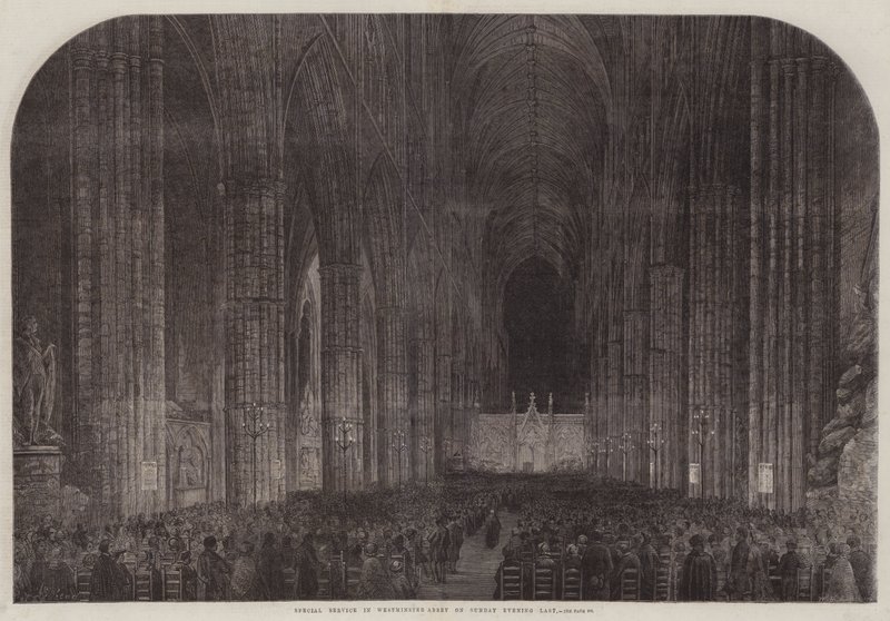 Sondergottesdienst in der Westminster Abbey am vergangenen Sonntagabend von Samuel Read