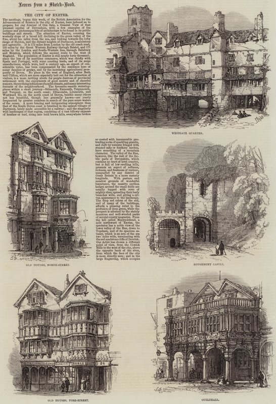 Die Stadt Exeter von Samuel Read