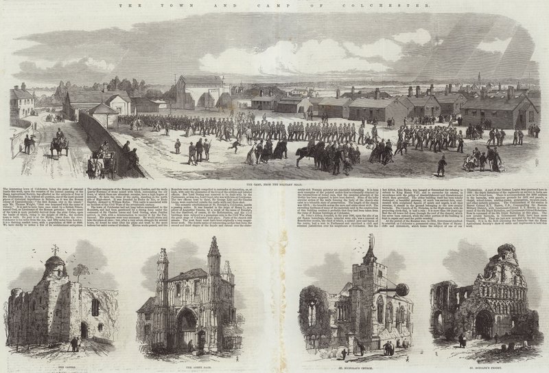 Die Stadt und das Lager von Colchester von Samuel Read