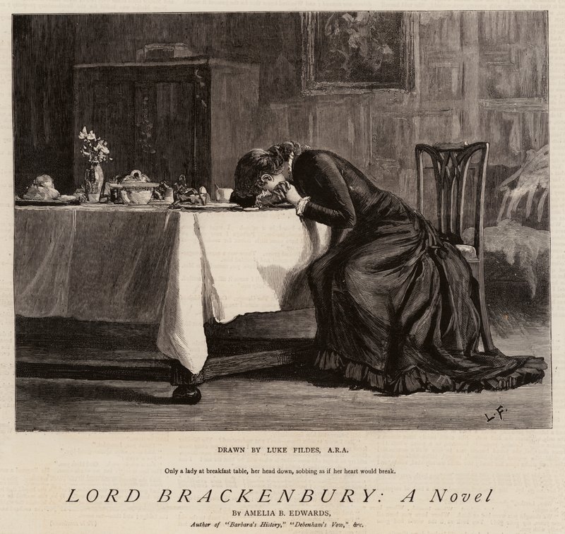 Lord Brackenbury, ein Roman von Samuel Luke Fildes