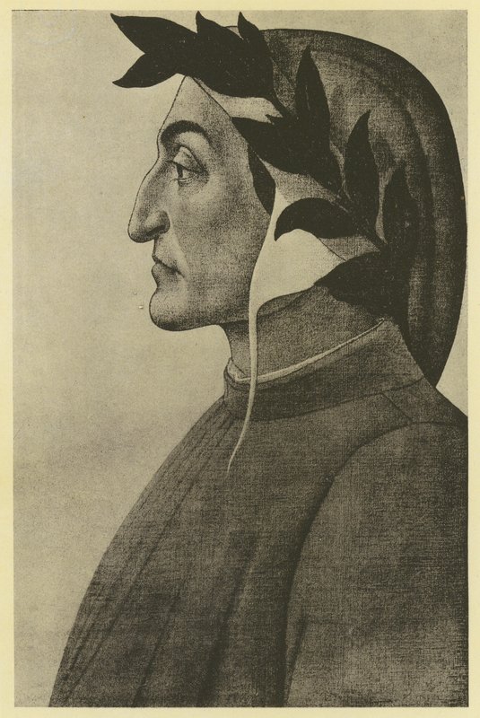 Botticelli: Dante Alighieri von Sandro (after) Botticelli