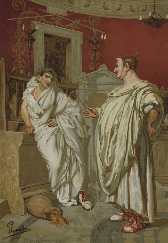 Die Auguren von Cicero von Spanish School