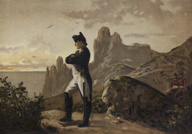 Napoleon im Exil auf St. Helena, 1815-1821 von Spanish School